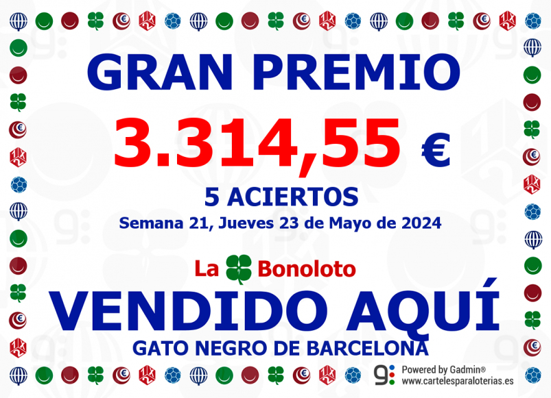 NUEVO PREMIO VENDIDO AQU&Iacute;