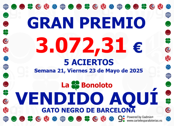 NOU GRAN PREMI VENUT AQUI